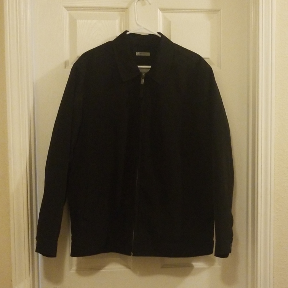 Black Poly Tech Jacket